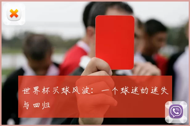 世界杯买球风波：一个球迷的迷失与回归